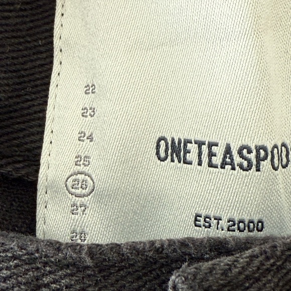 One TeaSpoon FADE OUT SMITHS TAILORED LOW WAIST DENIM SHORT Size 26 Cotton - Picture 11 of 13